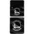 NBA Golden State Warriors Black Animal Print Galaxy Z Flip4 5G Skin